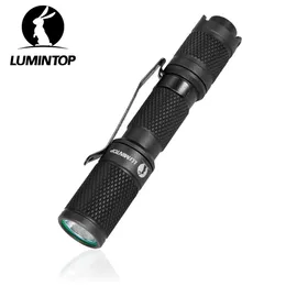 Flashlights facklor EDC Flashlight KeyChain Outdoor Lighting IP68 Waterproof HighPower LED Torch Everyday Carry 110 Lumens vandring campingverktyg AAA 230801