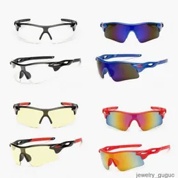 Sports Outdoor cycling sunglasses Windproof UV400 polarizing Oak glasses MTB Men's and women's electric bike riding eye protection with box 6NO4