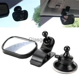 Car Mirrors Mini Car Baby Rear View Mirror Safety Easy View Baby Viewer Auxiliary Mirror Inside Rearview Mirror with Sucker Clip for Cars x0801