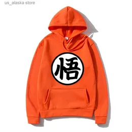 Herrtröjor tröjor nyaste japanska anime hoodie cosplay saiyan son harjuku goku streetwear hooded tröjor casual hoodies män/kvinnor kläder t230731