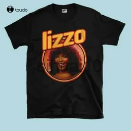 Herr t-shirts lizzo juice lizzo skjorta lizzo tsh retro kort ärm svart män t-shirt j230731