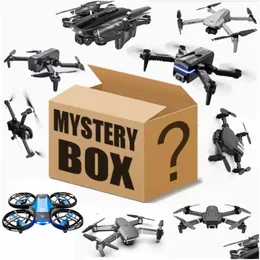 Drones 50%Off Mystery Box Lucky Bag Rc Drone With 4K Camera For Adts Kids Remote Control Boy Christmas Birthday Gifts Drop Delivery Dh9Vk