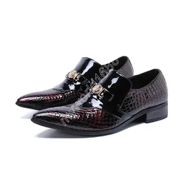الأعمال الرسمية Oxfords Shoes Men Designer Genine Leather Men Dress Shoes Pointed Toe Wedding Shoes Men