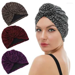 Berets Bright Silk Plate Flower Tam-O'-Shanter Donut Vortex Knotted Toque Grenzüberschreitende E-Commerce-Versorgung