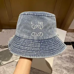 Lowewe Designer Hat Luxury Top QualityハイエンドレーベルソースLowe Quality Summer Denim's Fisherman's Duck Tongy Hat Correatバージョンファッション