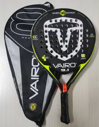 Tenis Raketleri Profesyonel Pala Padel Vairo 81 Karbon Kürek Raket Yumuşak Eva Yüzü Çanta Eğitim Aksesuarları 230731