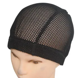 Wig Caps 5pcs Big Hole Mesh Dome Wig Cap Hair Nets Large Hole Black Dome Caps To Make Wigs With Elastic Band Wave Cap 230731