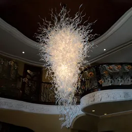 Klassische Kristall-Kronleuchter, 100 % mundgeblasene Glas-Kronleuchter, weiße LED-Lichtquelle, klassisches Restaurant zum Aufhängen, L276V