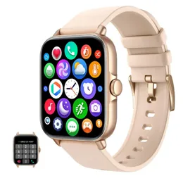 Smartwatch mit vollem Touchscreen für Android- und iOS-Telefone, kompatibler Fitness-Tracker mit Herz