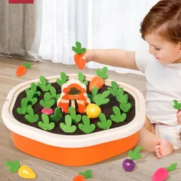 ألعاب Plush الإلكترونية Baby Montessori للطفل التعليمي الملون الملون Toy Carrot مجموعة العد