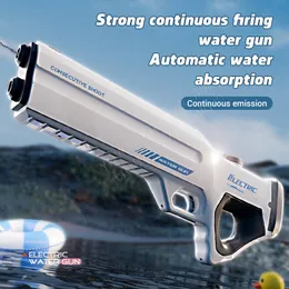 Gun Toys All Electric Water Summer Children's and Adult Outdoor Spela Toy High Capacity Automatisk injektion 230731