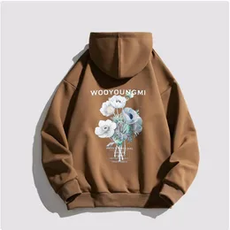 Men's Hoodies Sweatshirts 2023 Korea Studio WOOYOUNGMI Designer Fashion Brand Printing Hoodie Oversized Long Sleeve A Men Women Jacket Top Clothes 230731