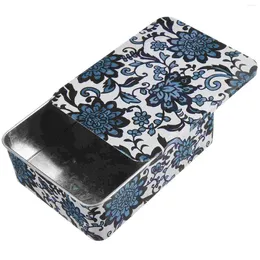 Decorative Flowers Tin Box Festival Cookie Tins Lids Metal Container Biscuit Storage Bottles Containers Tinplate Cake