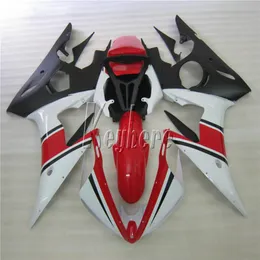 Bodywork Plastic Fairing Zestaw do Yamaha R6 2003-2005 Red White Black Fairings Zestaw YZF R6 03 04 05 IY37229O