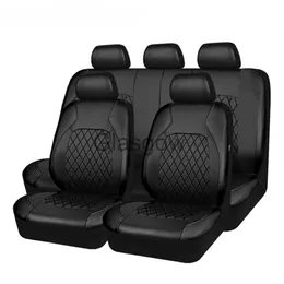 Assentos de carro universal conjunto de capa de assento de carro couro PU almofada protetora totalmente cercada almofada anti-riscos ajuste sedan suv caminhonete x0801