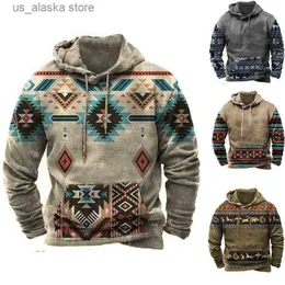 Men's Hoodies Sweatshirts New Vintage Style Hoodie For Men Large Loose Long Sleeve Pullovers Men's Sweatshirt Oversized Casual Hooded Retro Hoodies Top T230731