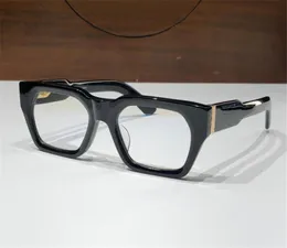 Ny modedesign Retro Optiska glasögon 8217 Överdimensionerad fyrkantig acetatram Enkel och generös stil med låda kan göra receptbelagda linser toppkvalitet