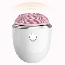 facial cleansing brush massager 3in1 rechargeable electric silicone exfoliating face brush