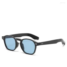Солнцезащитные очки 2023 Винтажные женщины маленькие ретро -очки леопардовые очки de sol mujer