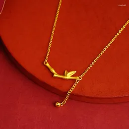 Choker Chain Luxury Original En Fashion Women Lucky Peace Blessing Tiny Wedding Birthday Jewelry Gifts