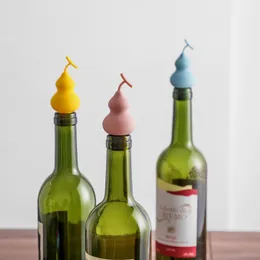 سدادة زجاجة على شكل قرع الإبداع سيليكون مُختم ختم زجاجة زجاجة شمبانيا زجاجة زجاجة زخرفة زخرفية سدادة