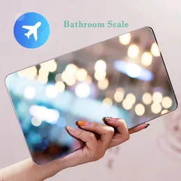Diğer Sağlık Güzellik Öğeleri USB Şarj Edilebilir Bluetooth Banyo Ölçeği Mini Ayna Taşınabilir 180kg Çift Kullanım Dijital Vücut Ağırlık Seyahat Akıllı Elektronik 230801