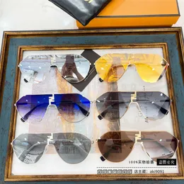 2023 New luxury designer 23F Home's new style goggles sunglasses wind ins net red metal Sunglasses FE40080U