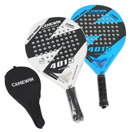 Tennis Rackets Holographic Beach Racket 2023 12K Carbon Fiber With Protective Bag Cover 3D Soft Paddle for 230731