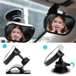 Car Mirrors 2 In 1 Car Rear Seat Child Safety Mirror Kids Monitor Baby Rear View Mirror InCar Baby Observation Mirror Easy Installation x0801