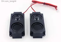 Alto-falantes portáteis 2pcs 5 W 8 Ohm Full Range Transparent Sound Hollow Speaker Dual Vibration Film Audio Speaker Z230801