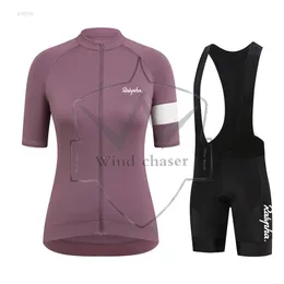 Set di maglie da ciclismo Set da DONNA PRO TEAM Abbigliamento da bici Abbigliamento da bicicletta estivo Set Maillot Conjunto Ropa Ciclismo Raphaful 230801