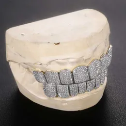 カスタムメイドのヒップホップアイスアウトしっかりした分厚いゴールドバストダウンシルバーファインジュエリーディープカットVVSモイサナイトダイヤモンドの歯の歯のグリル