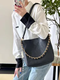 10A super Original quality women chain shoulder bags caviar Lambskin leather Luxury designer CF bag fashion crossbody Classic Flap handbag lady purse 004
