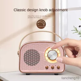 Portable Speakers Retro Mini Bluetooth Classical Music Player with FM Radio Card Sound Stereo Subwoofer Portable Decoration Speake R230801