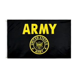 Bannerflaggor 3x5fts Förenta staterna i American Military US Army Flag Direct Factory100% Polyester Drop Delivery Home Garden Festive P Dhlep