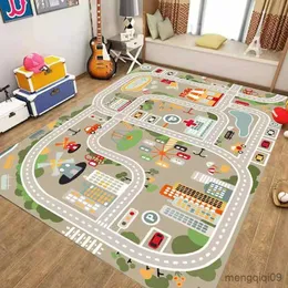 Carpets Cute Cartoon Animals Carpet for Living Room Decor Rugs for Kids Bedroom Non-slip Floor Mats for Home Doormat Decoration Home R230801