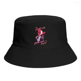 Berets Sommer Cool Richard Classic Bucket Hüte für Unisex Linie Miami Das Biker -Spiel Streetwear Foldable Bob Fisherman Hut Sun Cap