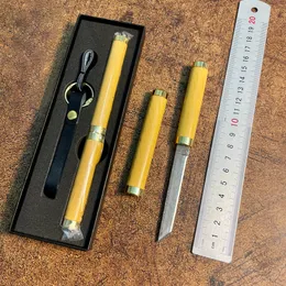 Дамаск Steel Mini Art Нож носите переносного карманного ножа. Домохозяйный высококачественный резкий фруктовый нож острые японские ножи низкая цена