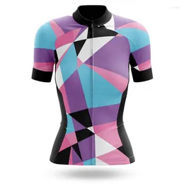 Racingjackor kvinna kort ärm cykling skjorta 2023 sommar damer sport cykel blus väg cykel tröja mtb camisa ciclismo feminina