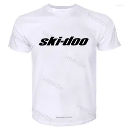 Men's T Shirts Tshirt Men Cotton Tops Ski-Doo Snowmobile T-Shirt Summer Fashion Teen Tee-shirt Man Tee Drop