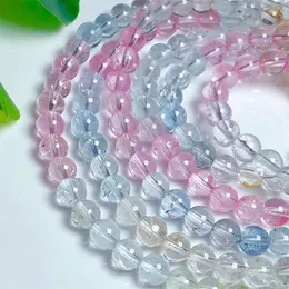 Filo di colore naturale topazio cerchi multipli bracciale curativo moda cristallo reiki gioielli fengshui regalo di compleanno 1 pz