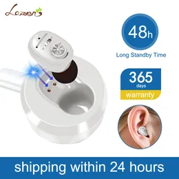 Andra hälsoskönhetsartiklar Uppladdningsbart hörapparat med hög effektljudförstärkare Digital CIC AIDS osynliga vattentäta hörlurar för dövhet Audifono SDFEW 230801