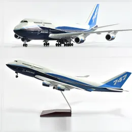 Model Diecast Jason Tutu CM Oryginalny Boeing 747 Samolot samolot samolotu 1 160 SALIN SAMIN PLEATES W LIGHT 230802