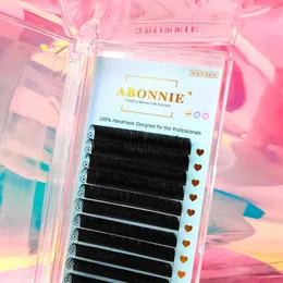 False Eyelashes Abonnie Cashmere Lashes Extenison Classic Volume Individual Eyelashes Extensions Matte Black Fluffy Cilia x0802