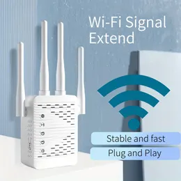 1pc 300mbps 4pcs 3DBI 안테나 무선 WiFi 리피터 2 * 10/100Mbps LAN 포트