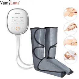 Benmassagers luftkomprimering fotmassager vibration infraröd terapi arm midja pneumatiska omslag främjar blod relax 2modes 2temp 230802