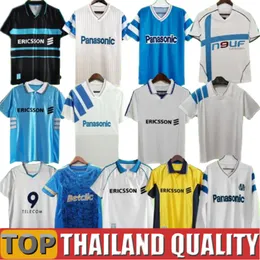 Maillot de Foot Marseilles Retro Soccer Jersys 1990 1991 1992 1993 1998 1999 2000 2003 2004 2005 2006 2012 2012 Pires 빈티지 풋볼 셔츠 클래식 긴 슬리브