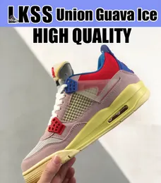 LKSS Union Guava Ice Jumpman 4 4s Schuhe OG Herren Basketball Sneaker Sport Sneakers