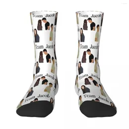 Men's Socks Jacob The Saga Edward Cullen Sock Men Women Polyester Stockings Customizable Sweetshirt