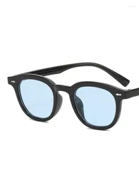 Solglasögon fyrkant för män kvinnor vintage modedesigner varumärkesglasögon solnyanser som driver glasögon gafas de Sol Hombre 2023